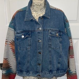 Navajo Inspired Jean Jacket
